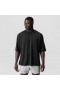3d-Lite® 2.0 Lycra® 3/4-Sleeve Oversized Tee Black "otwr" | Men ASRV Short Sleeves