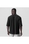 3d-Lite® 2.0 Lycra® 3/4-Sleeve Oversized Tee Black "otwr" | Men ASRV Short Sleeves