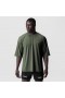 3d-Lite® 2.0 Lycra® 3/4-Sleeve Oversized Tee Olive "otwr" | Men ASRV Short Sleeves