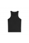 Creora® Tech Ribbed Tank Black | Men ASRV Tanks