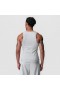 Creora® Tech Ribbed Tank Light Grey | Men ASRV Tanks