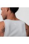 Creora® Tech Ribbed Tank Light Grey | Men ASRV Tanks