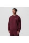Herringbone Terry Crewneck Crimson | Men ASRV Hoodies & Sweatshirts