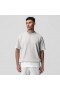 Herringbone Terry Oversized Cinch Tee Heather Grey | Men ASRV Short Sleeves