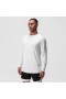 Nano-Mesh Training Long Sleeve White "space Bracket" | Men ASRV Long Sleeves