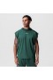 Reversible 2-In-1 Cutoff Hoodie Forest Green | Men ASRV Hoodies & Sweatshirts