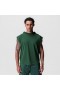 Reversible 2-In-1 Cutoff Hoodie Forest Green | Men ASRV Hoodies & Sweatshirts