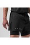 Ripstop 3" High Split Liner Short Black/black | Men ASRV Shorts