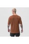Supima® Mesh Panel Oversized Tee Rust | Men ASRV Short Sleeves
