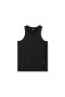 Supima® Mesh Panel Training Singlet Black | Men ASRV Tanks