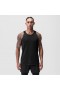 Supima® Mesh Panel Training Singlet Black | Men ASRV Tanks