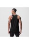Supima® Mesh Panel Training Singlet Black | Men ASRV Tanks