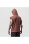 Tech Essential™ Cutoff Hoodie Faded Brick | Men ASRV Hoodies & Sweatshirts