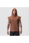 Tech Essential™ Cutoff Hoodie Faded Rust | Men ASRV Hoodies & Sweatshirts