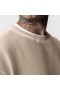 Tech Essential™ Distressed Crewneck Faded Chai | Men ASRV Hoodies & Sweatshirts