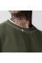 Tech Essential™ Distressed Crewneck Faded Olive | Men ASRV Hoodies & Sweatshirts
