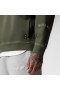 Tech Essential™ Distressed Crewneck Faded Olive | Men ASRV Hoodies & Sweatshirts