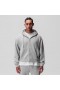 Tech Essential™ Distressed Full Zip Hoodie Heather Grey | Men ASRV Hoodies & Sweatshirts