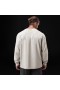 Tech Essential™ Relaxed Long Sleeve Stone/white "otwr" | Men ASRV Long Sleeves