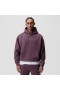 Tech-Terry™ Hoodie Deep Purple "space Bracket" | Men ASRV Hoodies & Sweatshirts