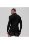 Thermal Training Quarter Zip Black "cyber" | Men ASRV Long Sleeves