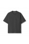 Waffle Knit Oversized Tee Space Grey | Men ASRV Short Sleeves