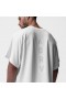 Waffle Knit Oversized Tee White | Men ASRV Short Sleeves
