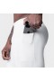 Warpflexx™ Side Pocket 3/4-Length Legging White | Men ASRV Leggings