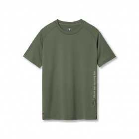 3d-Lite® 2.0 Lycra® Fitted Tee Olive "otwr" | Men ASRV Short Sleeves