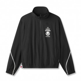 Aerotex™ Track Jacket Black/white | Men ASRV Jackets & Outerwear