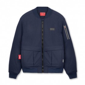 Kinterra™ Weatherproof Bomber Jacket Navy | Men ASRV Jackets & Outerwear