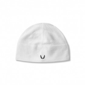 Merino Wool Skull Cap White "wings" | Men ASRV Hats & Headwear