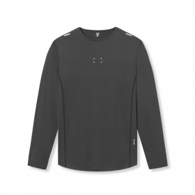 Nano-Mesh Training Long Sleeve Space Grey "space Bracket" | Men ASRV Long Sleeves