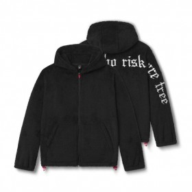 Sherpa Recovery Full Zip Hoodie Black/white | Men ASRV Hoodies & Sweatshirts