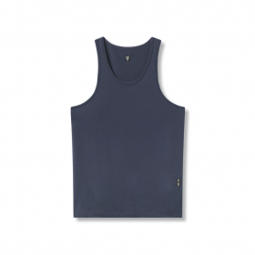 Supima® Essential Slim Tank Navy | Men ASRV Tanks