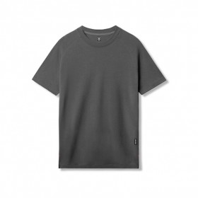 Supima® Fitted Tee Space Grey | Men ASRV Short Sleeves