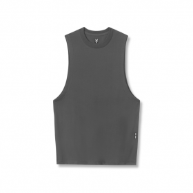 Supima® Muscle Tank Space Grey | Men ASRV Tanks