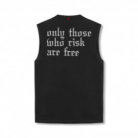 Tech Essential™ Relaxed Cutoff Black/white "otwr" | Men ASRV Tanks