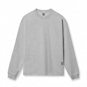 Tech Essential™ Relaxed Long Sleeve Heather Grey | Men ASRV Long Sleeves