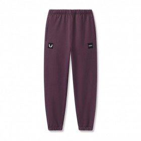 Tech-Terry™ Oversized Sweats Deep Purple "patch" | Men ASRV Joggers & Pants