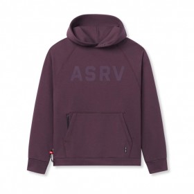 Tech-Terry™ Weather-Ready Training Hoodie Deep Purple "asrv" | Men ASRV Hoodies & Sweatshirts