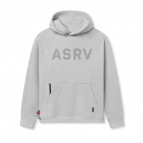 Tech-Terry™ Weather-Ready Training Hoodie Heather Grey "asrv" | Men ASRV Hoodies & Sweatshirts