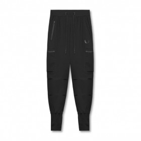 Tetra-Lite® Inlay Pocket High Rib Jogger Black | Men ASRV Joggers & Pants