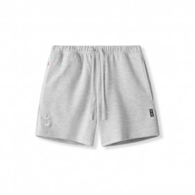 Waffle Knit Sweat Short Heather Grey | Men ASRV Shorts