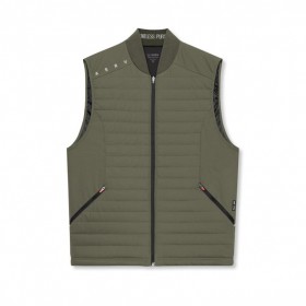 Waterproof Insulated Run Vest Olive | Men ASRV Jackets & Outerwear