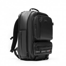 Waterproof Large Travel Backpack Black | Men ASRV Bags