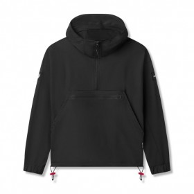 Weather-Ready Anorak Jacket Black "patch" | Men ASRV Jackets & Outerwear