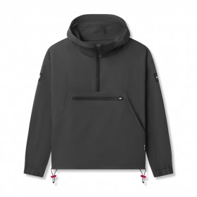 Weather-Ready Anorak Jacket Space Grey "patch" | Men ASRV Jackets & Outerwear