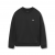 Herringbone Terry Crewneck Black | Men ASRV Hoodies & Sweatshirts
