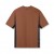 Supima® Mesh Panel Oversized Tee Rust | Men ASRV Short Sleeves